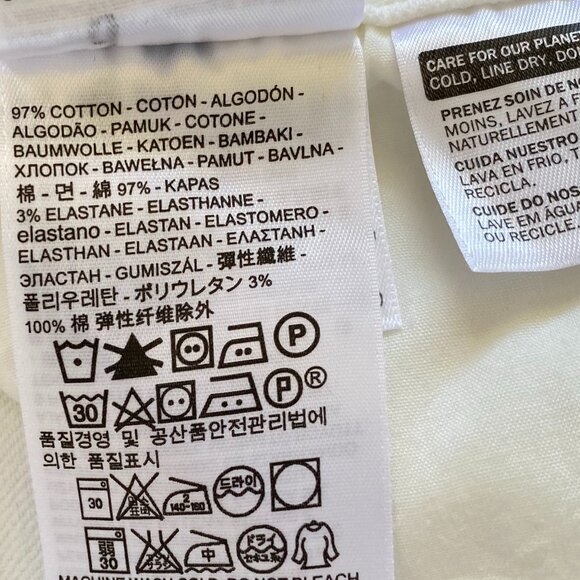 Levi's 711 Skinny White Mid Rise Jeans Sz 30/32 NWT - Picture 11 of 14